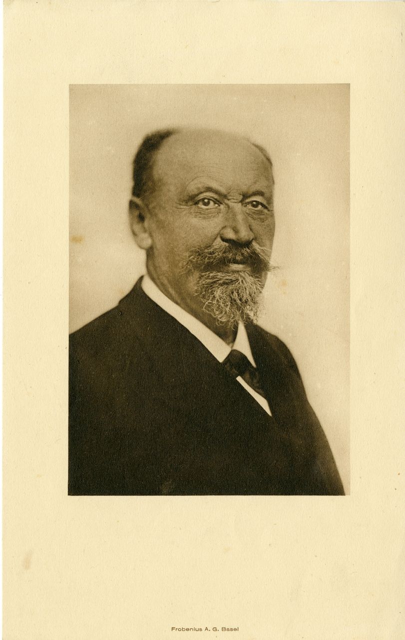Fotografie, Porträt Pfarrer Arnold von Salis-Haegler