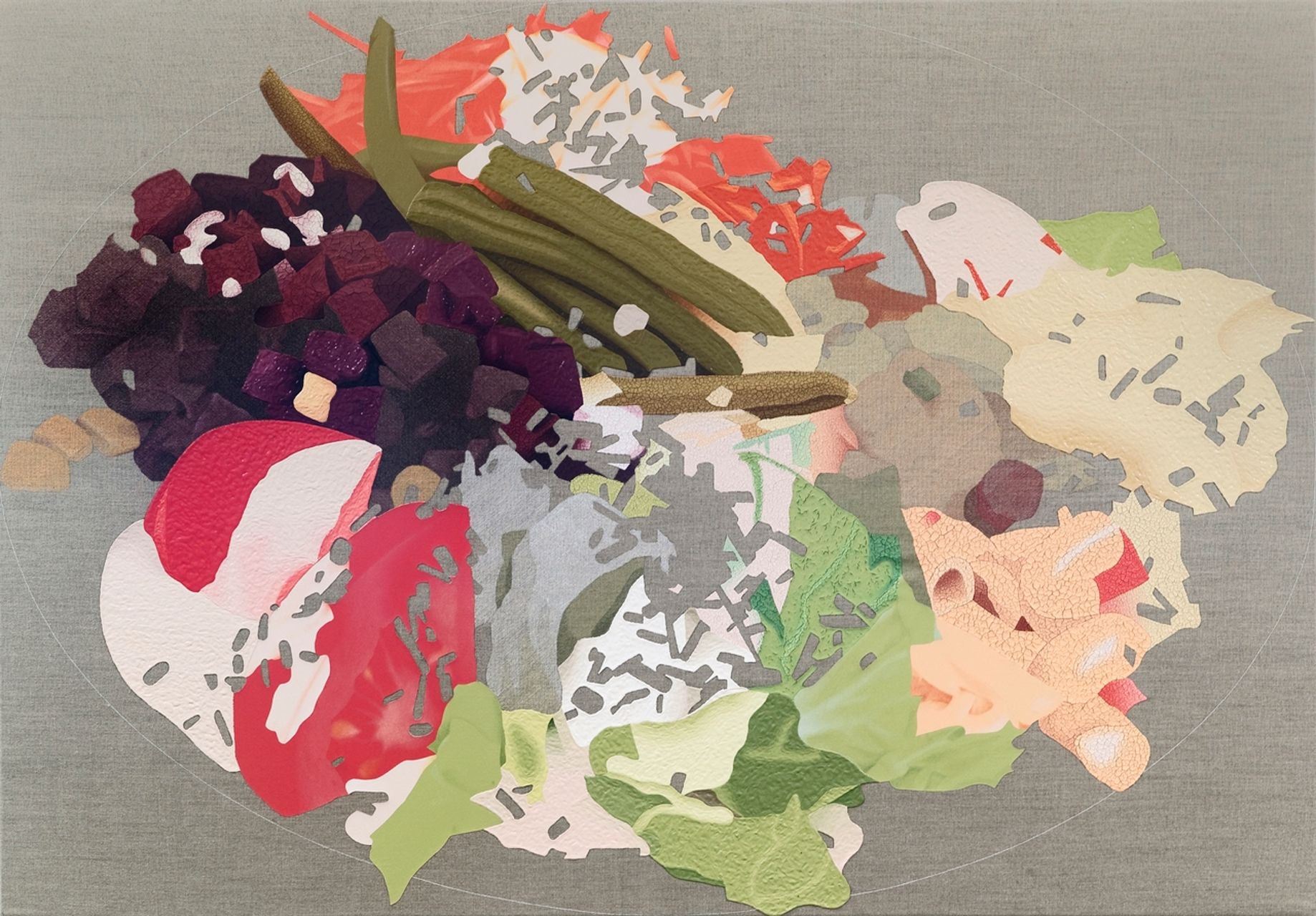 Kriste, Vincent - Malerei, Saladpainting
