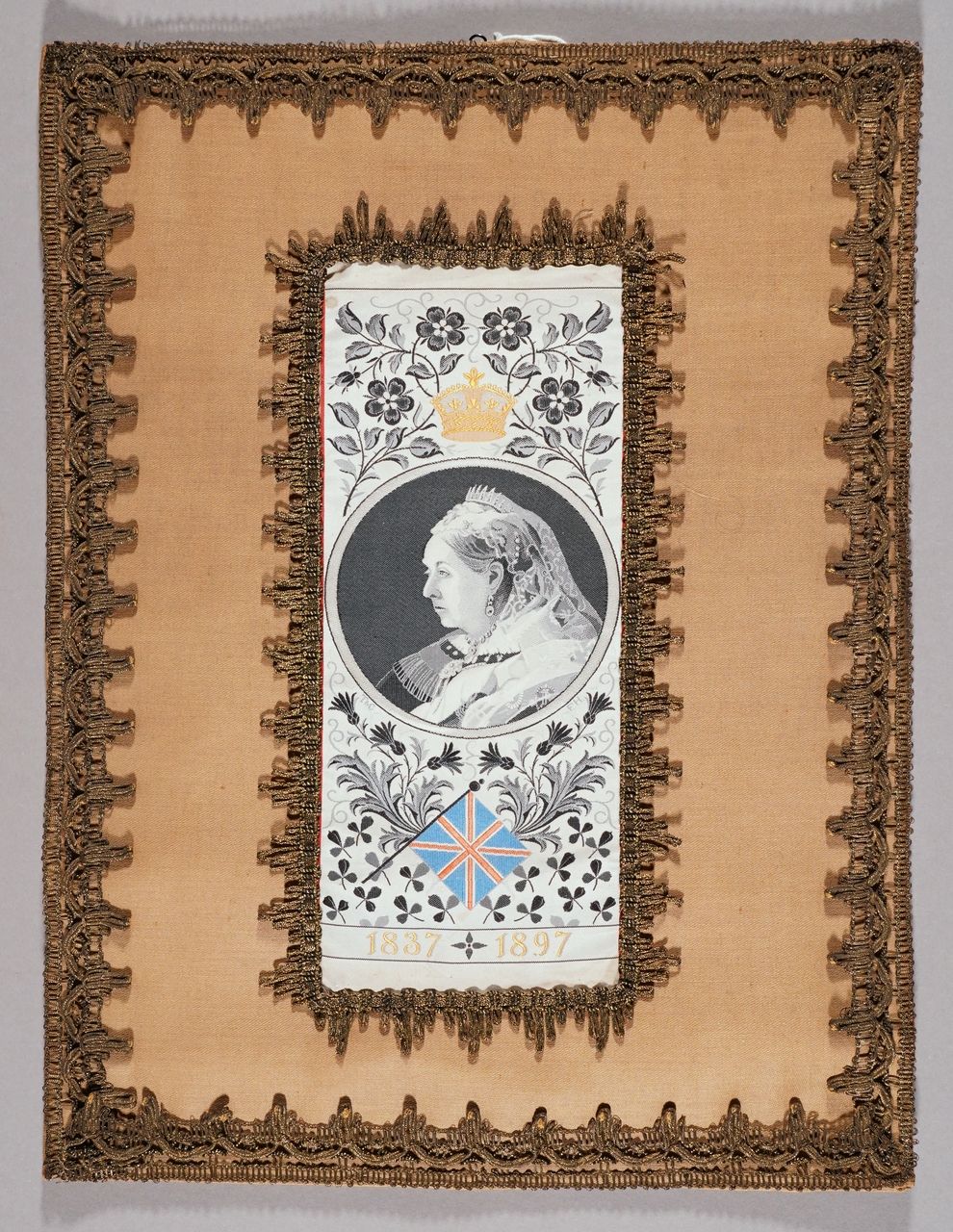 Seidenbild "Queen Victoria 1837-1897"
