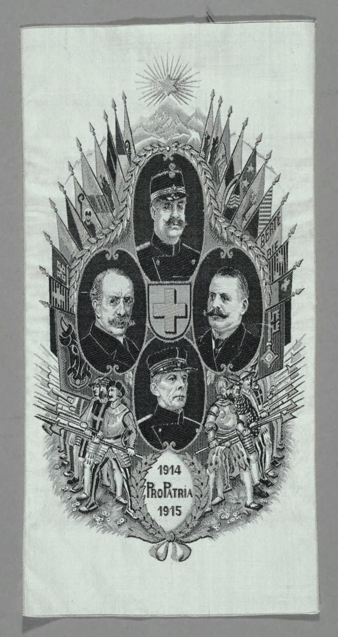 Seidenbild "Pro Patria" 1914/1915
