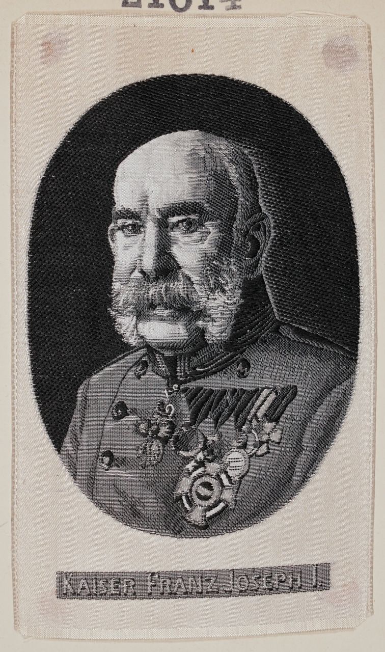 Seidenbild "Porträt Kaier Franz Joseph I"