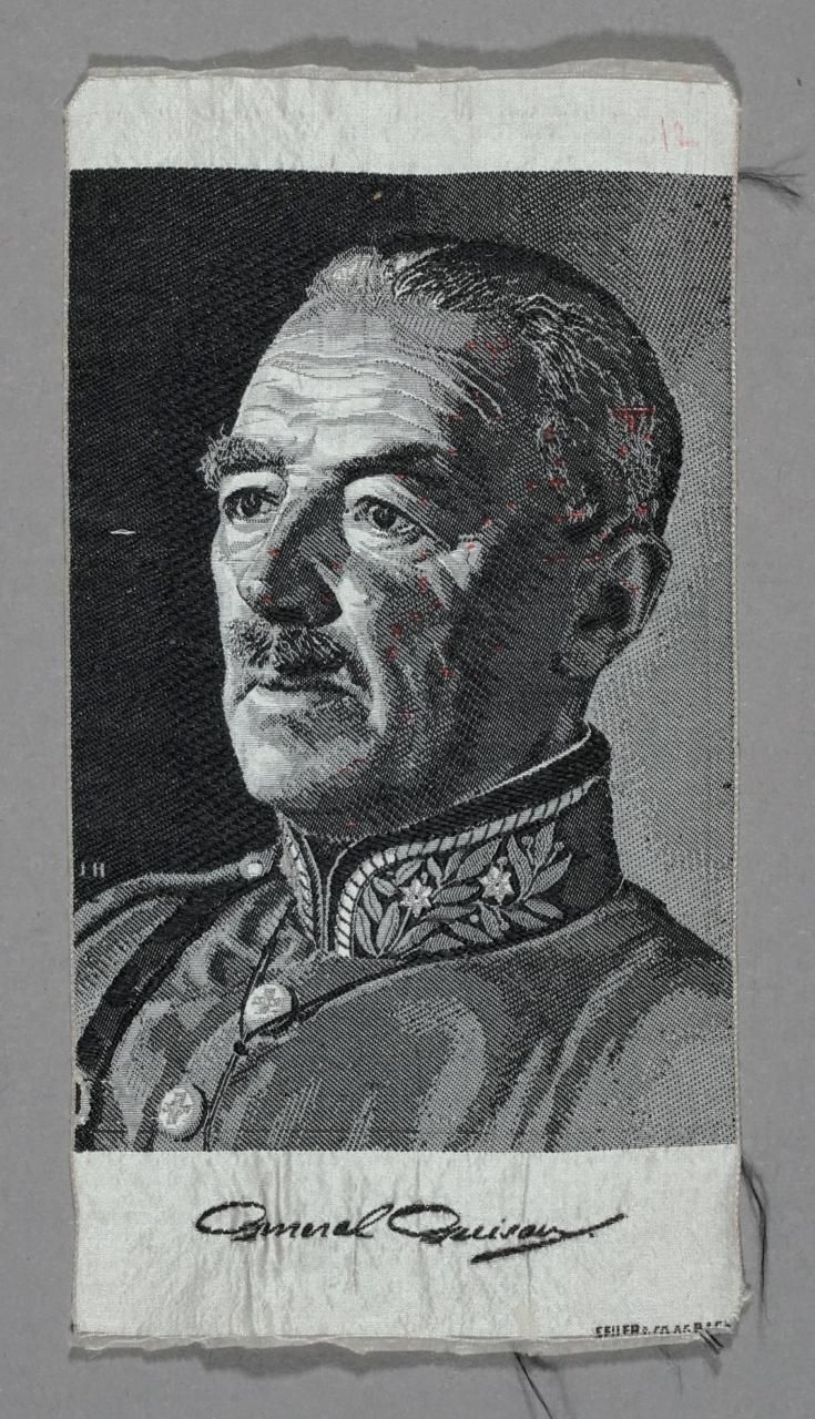 Seidenbild "General Guisan"