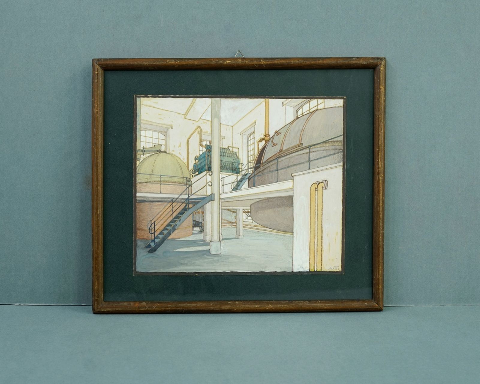 Aquarell Sudhaus Brauerei Ziegelhof