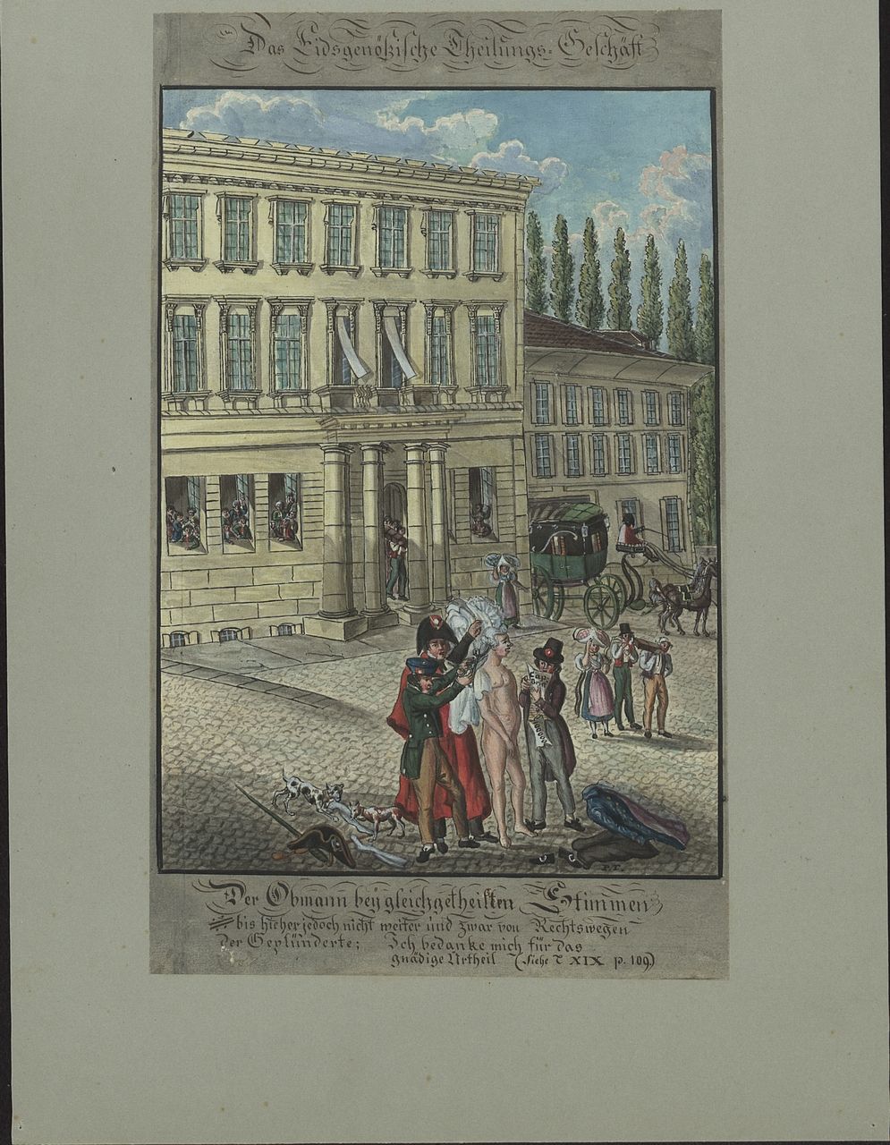Toussaint, Peter - Malerei, Das Eidsgenössische Theilungsgeschäft.