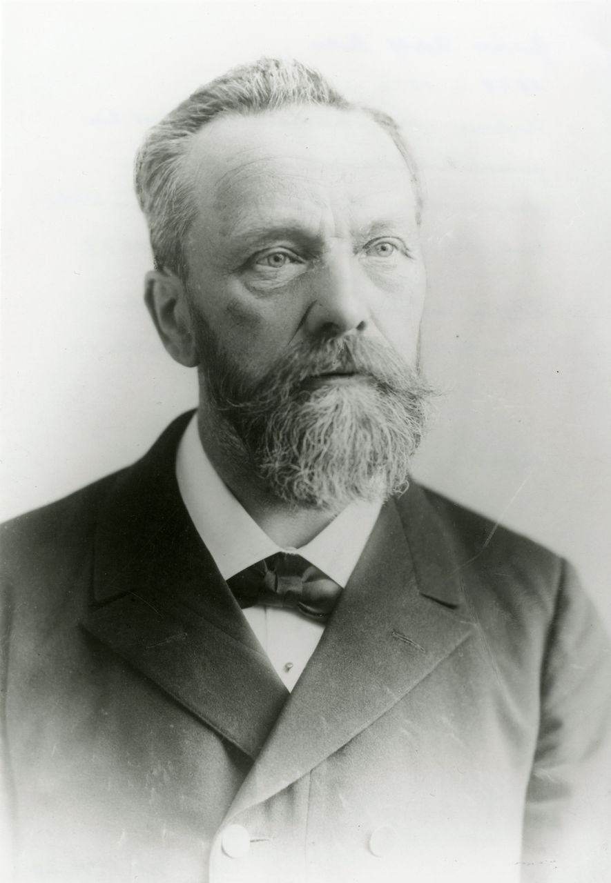 Fotografie, Portrait Gustav Adolf Seiler-Müller (1848-1936)