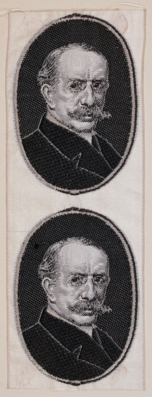 Seidenbild "Porträt Edmund Schulthess"