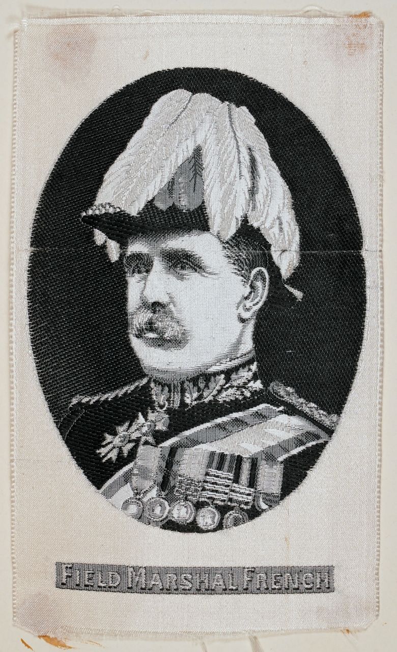 Seidenbild "Field Marshal French"