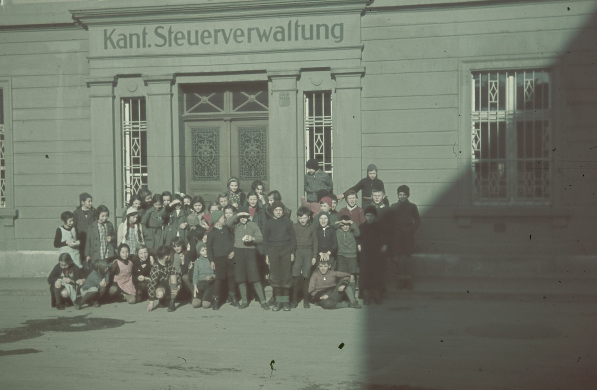 Fotografie, Liestal, Klasse Fischli 3a in der alten Bezirksschule