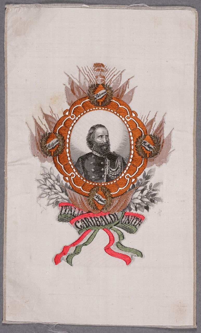 Seidenbild "Giuseppe Garibaldi"