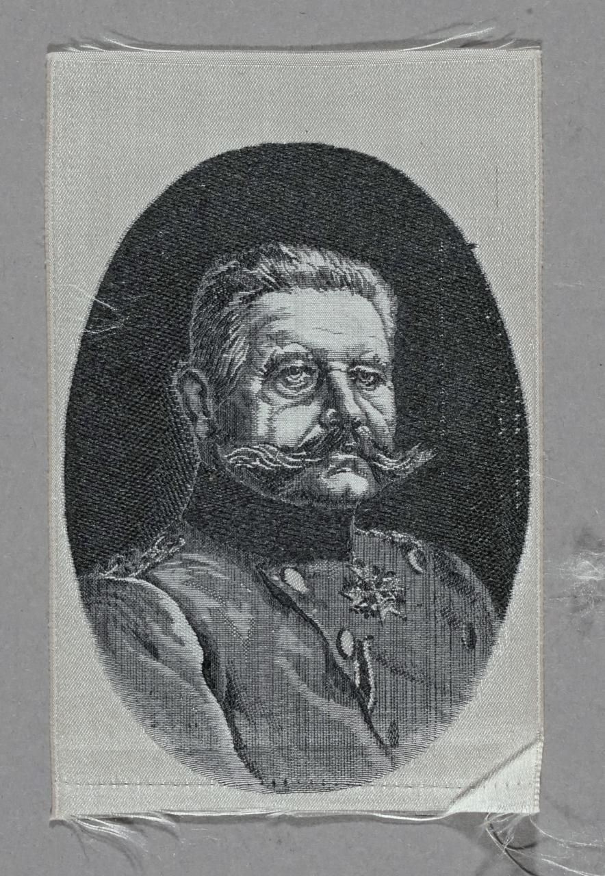 Seidenbild "Porträt Von Hindenburg"