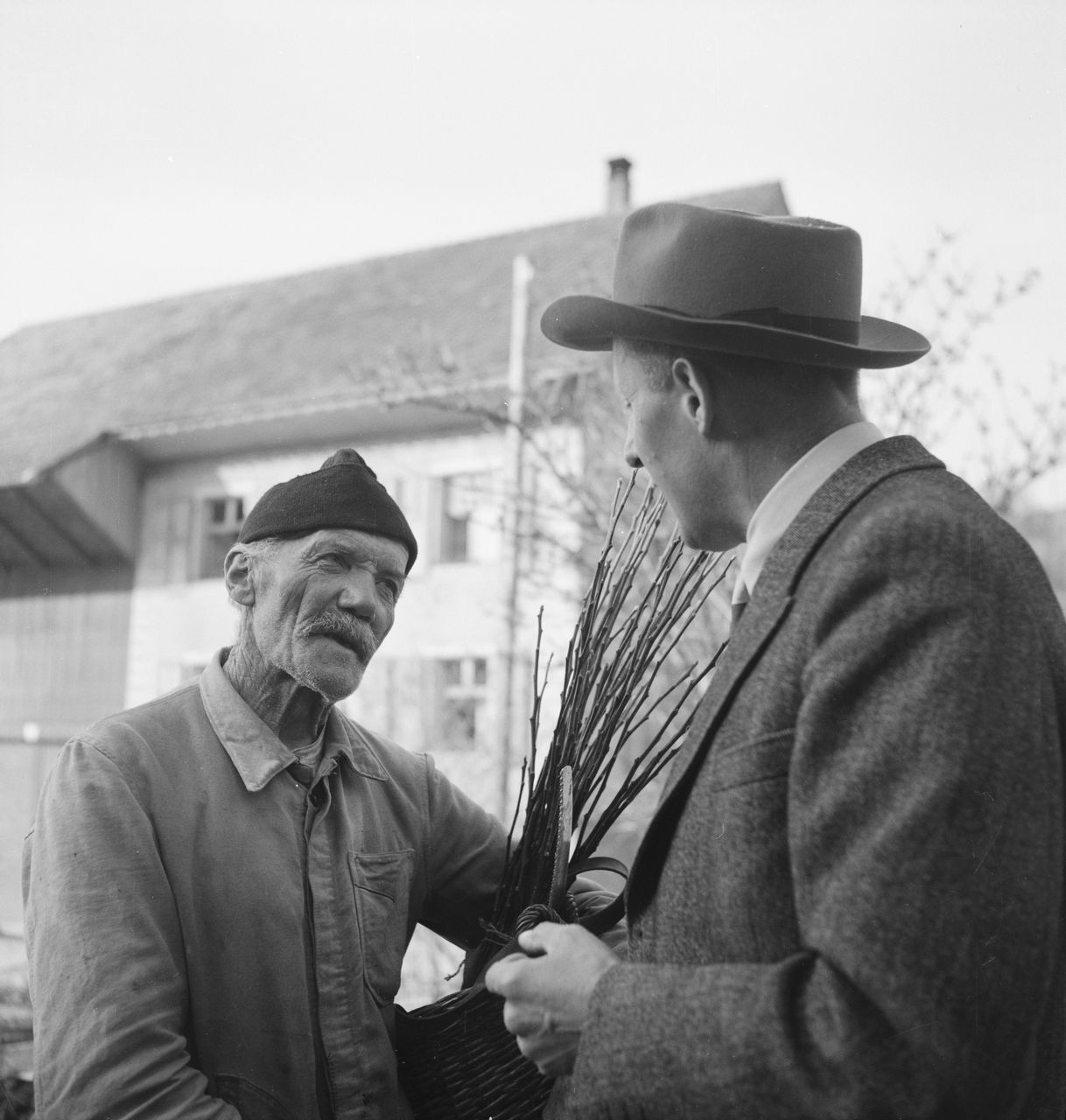 Fotografie, Oltingen, Hans Gysin (Metzgerhans) & Hans Gysin-Tanner