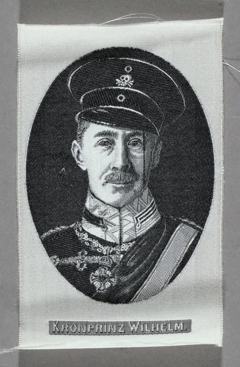 Seidenbild "Kronprinz Wilhelm"