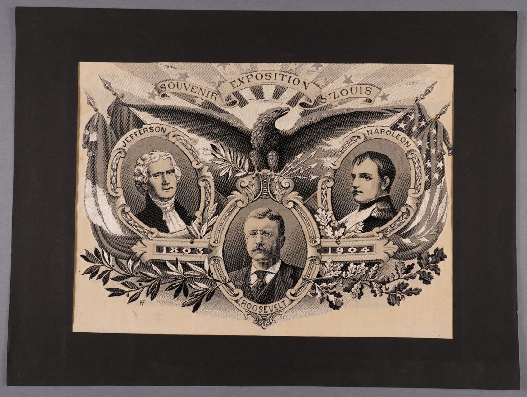 Seidenbild "Herrscherporträts"