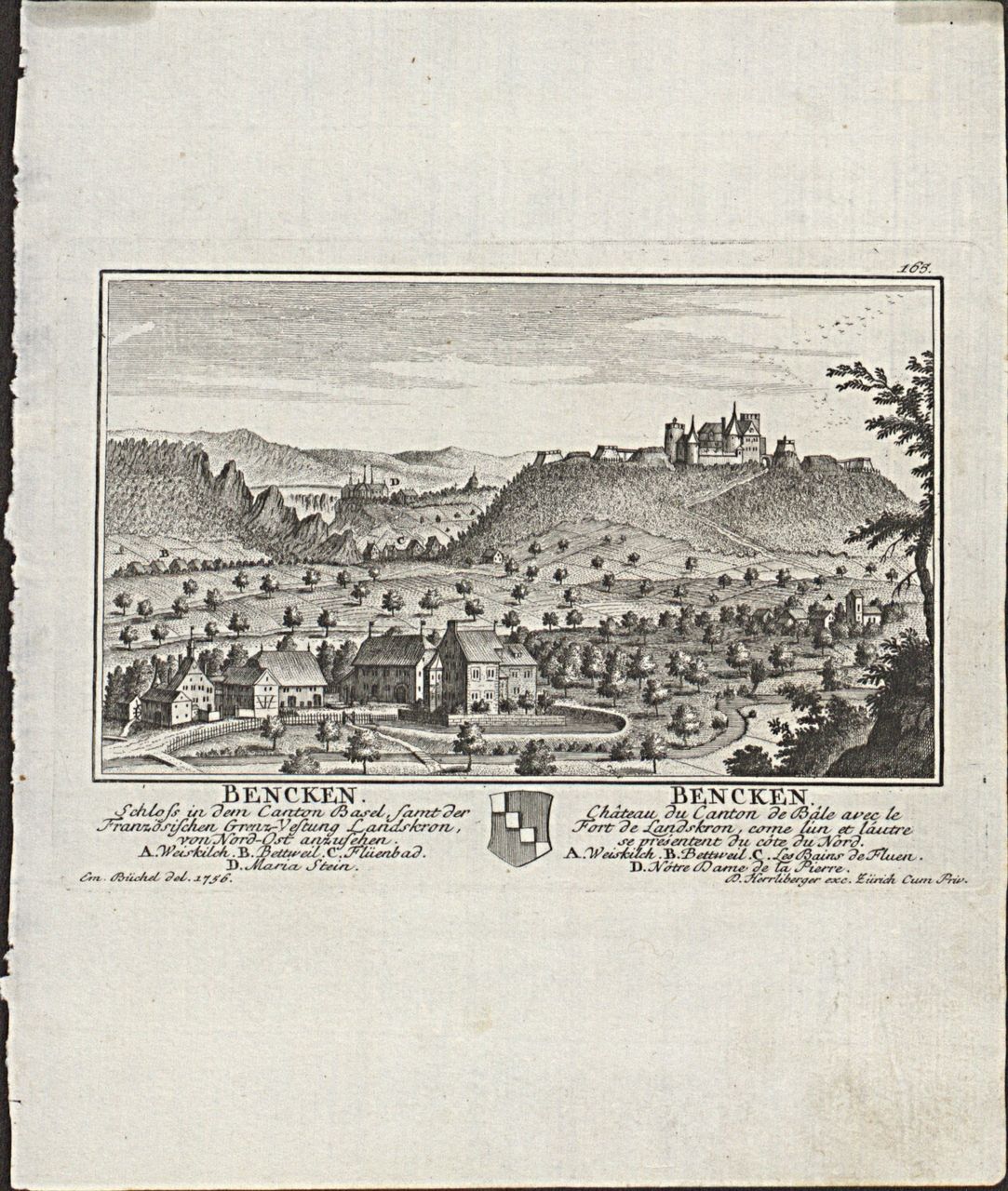 Büchel, Emanuel - Druckgrafik, Bencken.