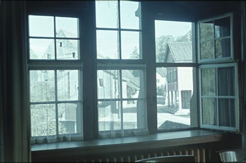Fotografie, Augst, Fenster im Gasthaus Rössli