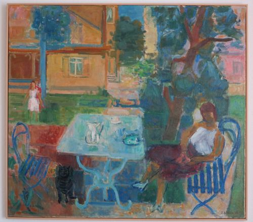 Düblin, Jacques - Malerei, Gartenzauber