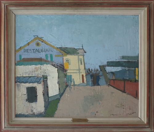 Moor, Karl - Malerei, Wirtschaft an der Bahn