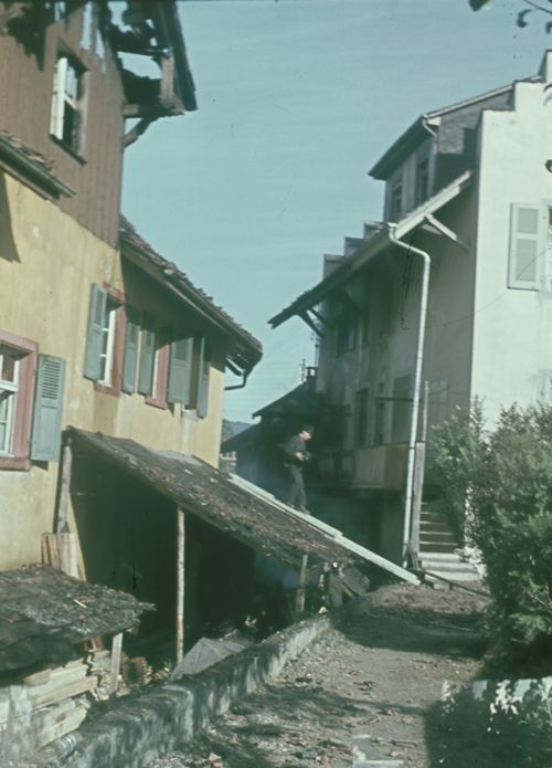 Fotografie, Liestal, Brand der Sägemühle
