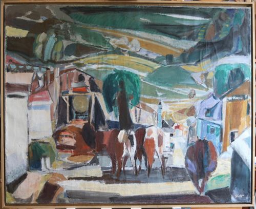 Glatt, Karl - Malerei, Tränke in Soubey