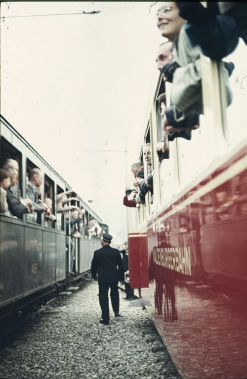 Fotografie, Elektrifizierungsfest der Waldenburgerbahn, Eröffnungsfahrt