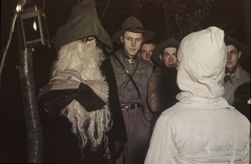 Fotografie, Liestal, Waldweihnacht der Pfadfinder