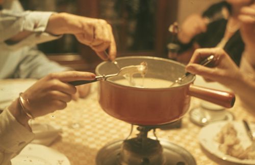 Fotografie, Fondue-Essen