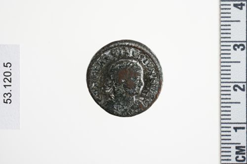 Münze, AE3, für Constantinus II. Caesar