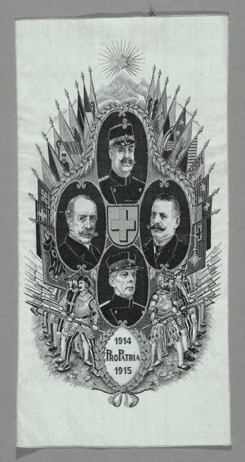 Seidenbild "Pro Patria" 1914/1915