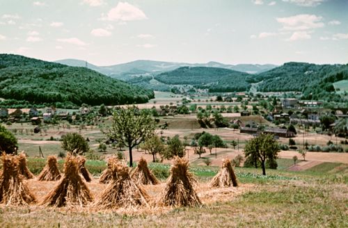 Fotografie, Liestal, Ausblick Sigmund gegen Altmarkt/Frenkental