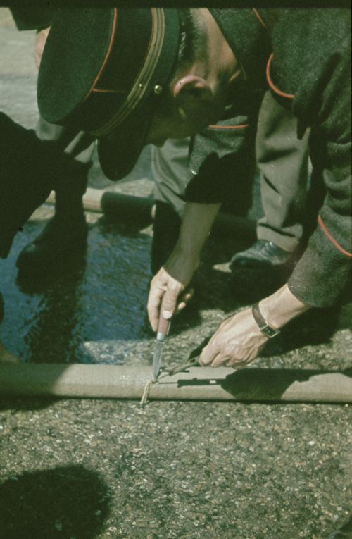 Fotografie, Feuerwehrübung