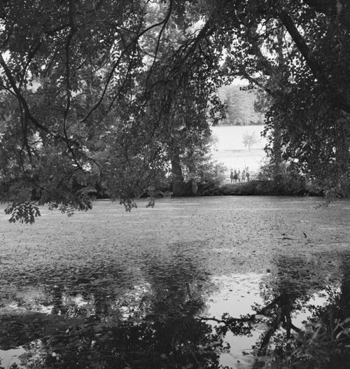 Fotografie, Bubendorf, Wildenstein, Weiher östlich Schloss