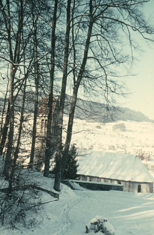 Fotografie, Ormalingen, Kirche im Winter