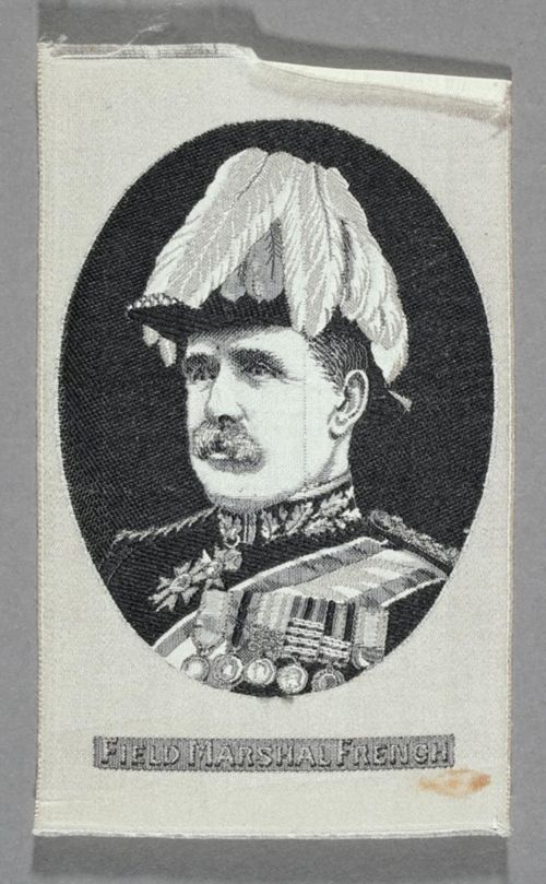 Seidenbild "Field Marshal French"