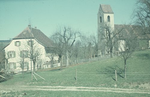 Fotografie, Läufelfingen, Kirche & Pfarrhaus