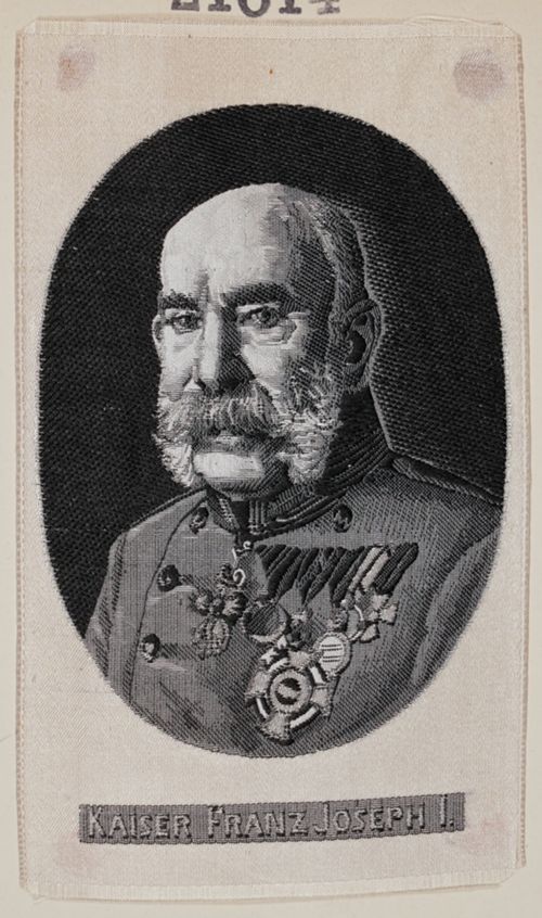 Seidenbild "Porträt Kaier Franz Joseph I"