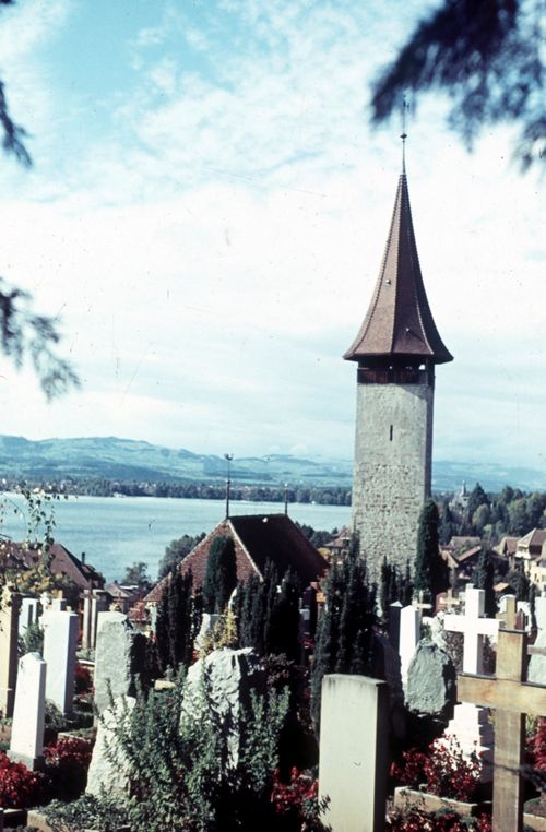 Fotografie, Friedhof in Hilterfingen