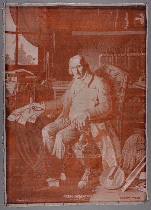 Seidenbild "Joseph-Marie Jacquard"