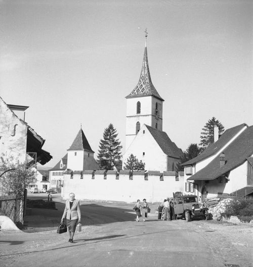 Fotografie, Muttenz, Kirche St. Arbogast