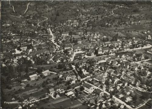 Fotografie, Dorfansicht Sissach