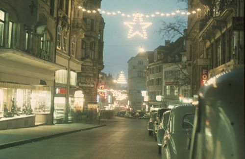 Fotografie, Basel, Freie Strasse, Weihnachten