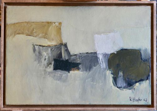 Hofer, Konrad - Malerei, Gelbe Landschaft