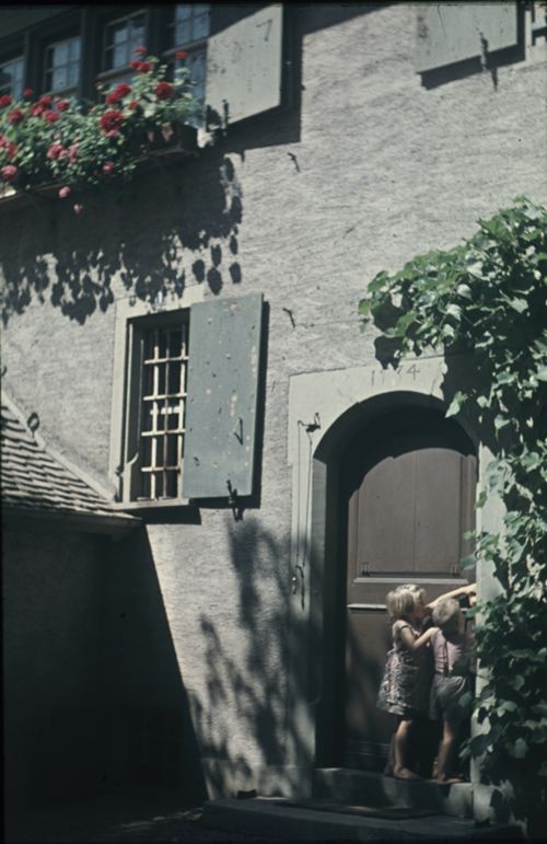 Fotografie, Muttenz, Haustüre im Pfarrhaus