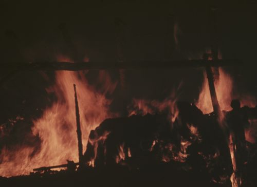 Fotografie, Liestal, Brand des Taubenhofs