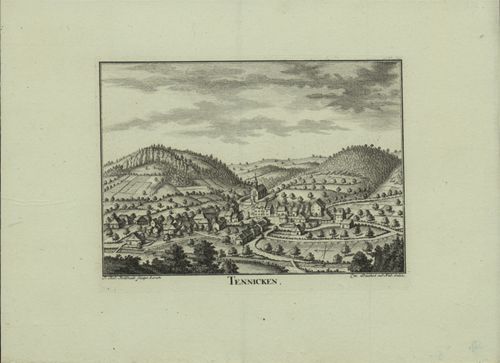 Büchel, Emanuel - Druckgrafik, Tennicken.