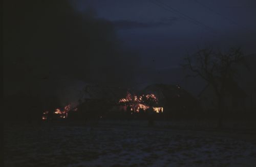 Fotografie, Liestal, Brand des Taubenhofs