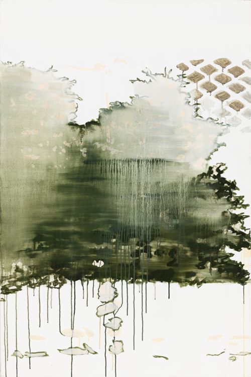 Suter, Karin - Malerei, Restgrün IV