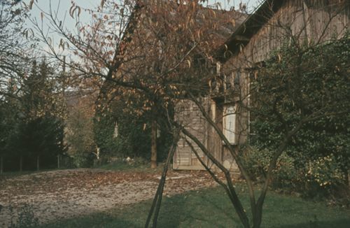 Fotografie, Dornach, Goetheanum, "Schreinerei"