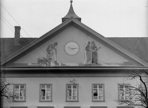 Fotografie, Liestal; Pfrund, kantonales Altersheim, Giebelbild