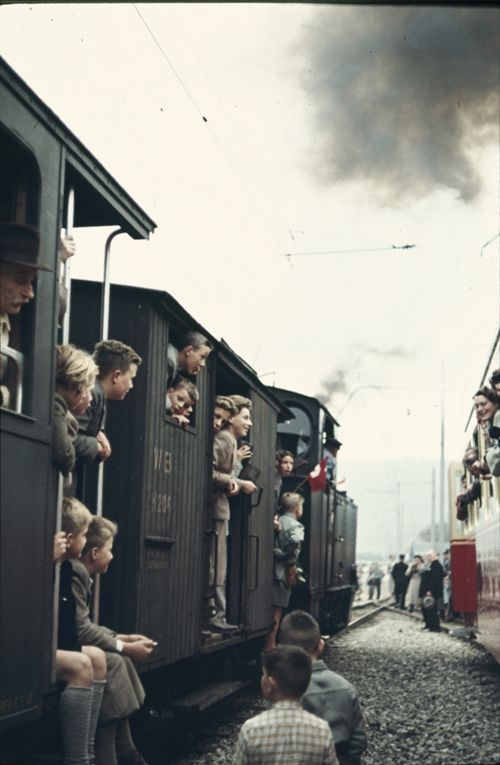 Fotografie, Elektrifizierungsfest der Waldenburgerbahn, Eröffnungsfahrt