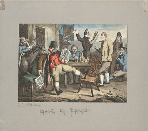Kelterborn, Ludwig Adam - Druckgrafik, Aufklärung durch Pressefreiheit